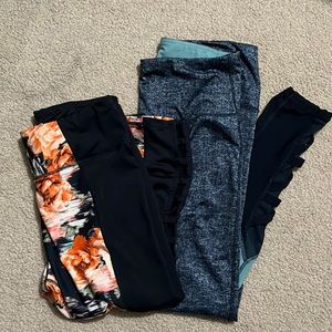 Workout leggings with cute cutouts